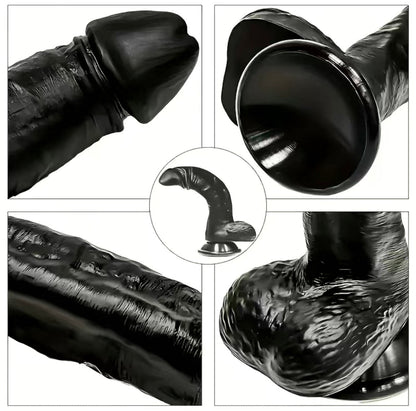 Realistic Dildo (16cm) (Transparent)