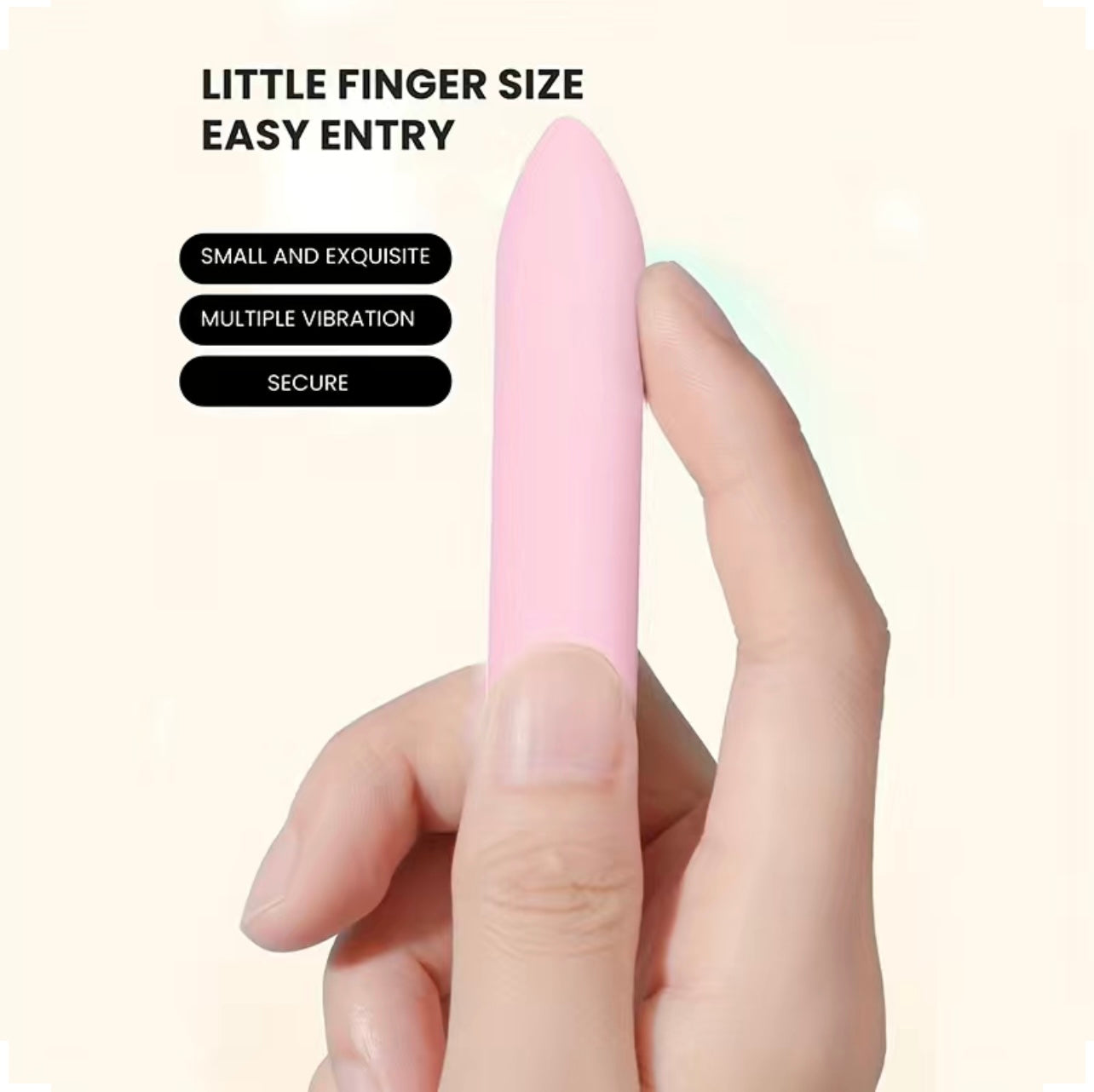 Bullet Vibrator Vagina Stimulator (Rose Red)