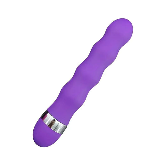 Portable Bullet Rod Silicone Massage Ball (Purple)