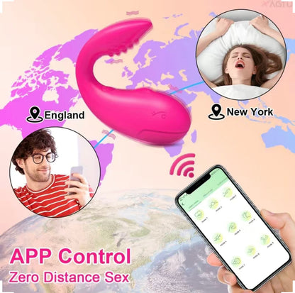 App Remote Control Wearable G Spot Vibrator Sex Toy (Purple)