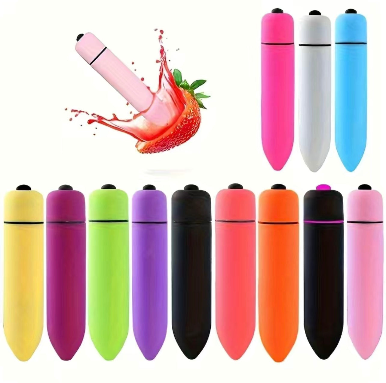 Bullet Vibrator Vagina Stimulator (Rose Red)