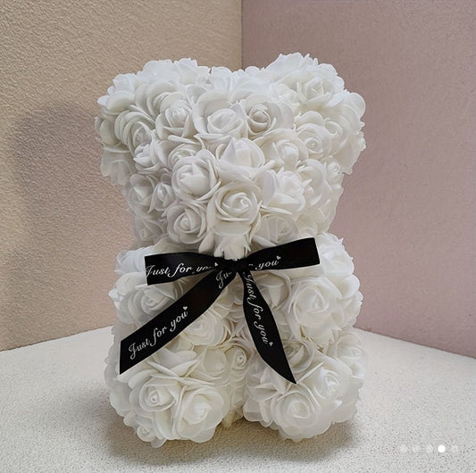 Immortal Rose Bear (White)