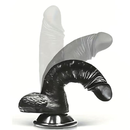 Realistic Dildo (16cm) (Black)