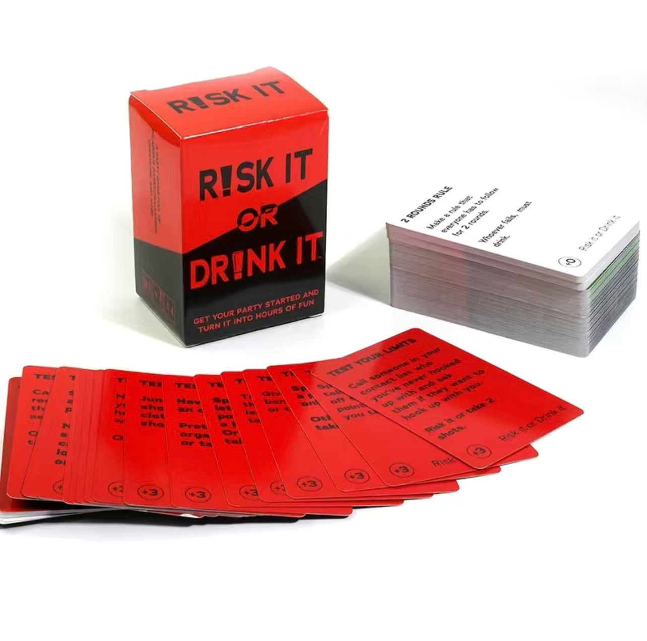 RISK IT OR DRINK IT - ADULT CARDS GAME FOR RISKY COUPLES AND FRIENDS