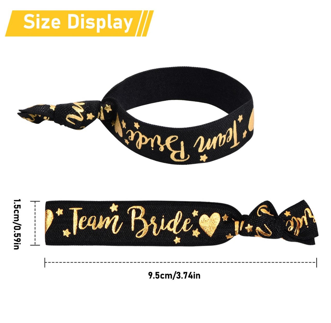 10+1pcs Hen Party Waistbands Team Bride