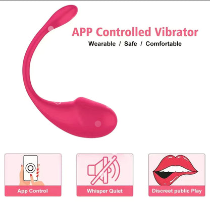 Wearable Vibrator Dildo Panties - Wireless, Bluetooth, Phone App Control