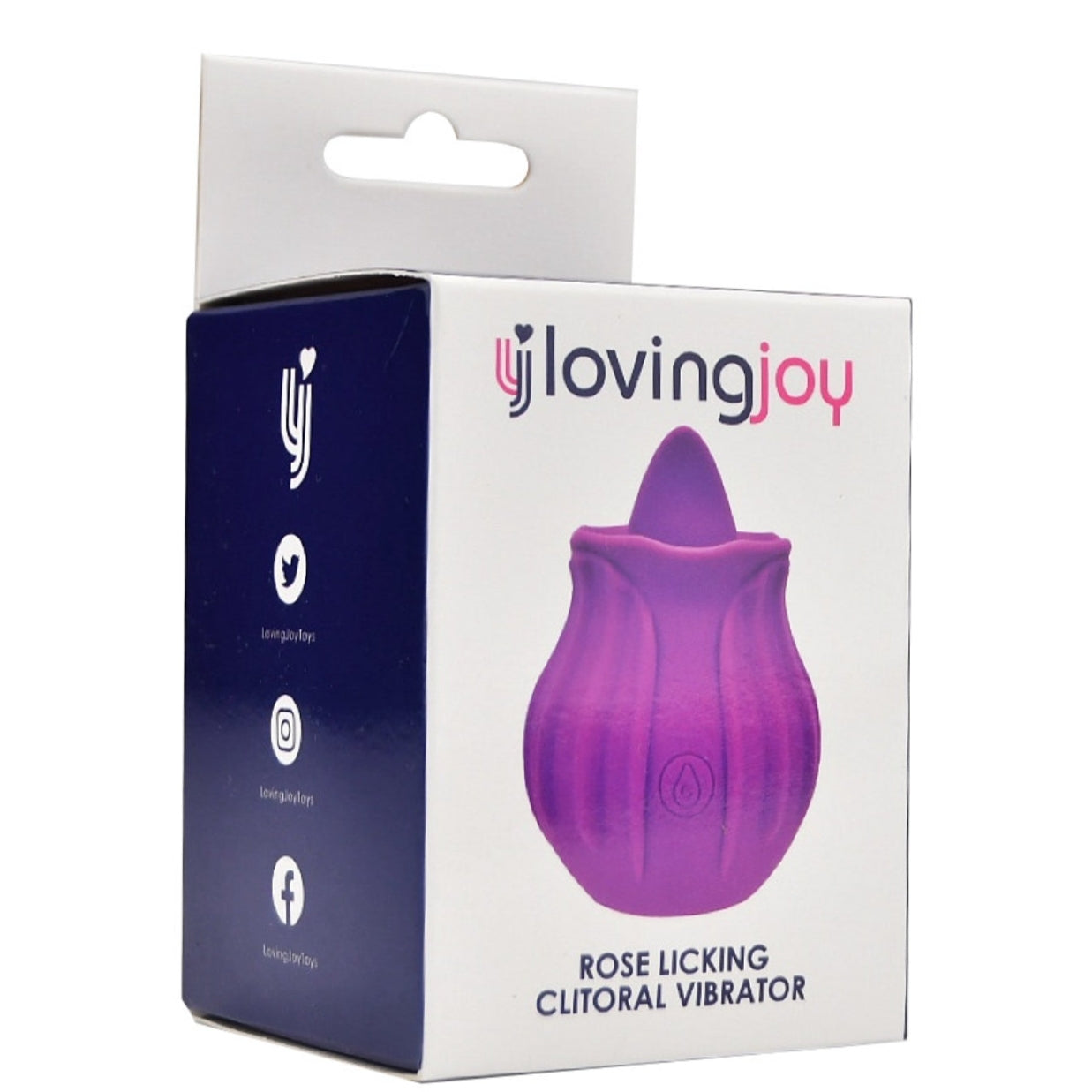 Loving Joy Rose Licking Clitoral Vibrator Purple