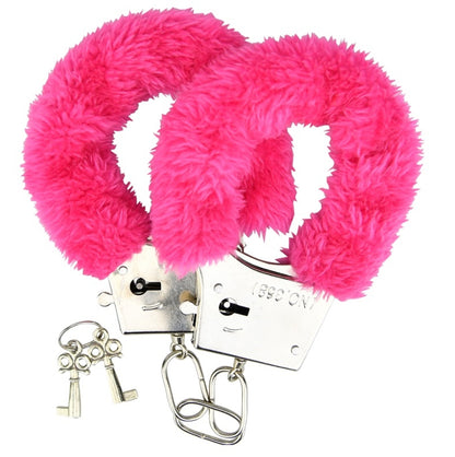 Loving Joy Furry Handcuffs Pink